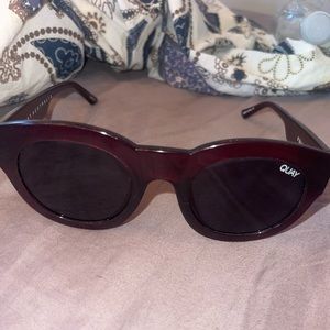 Burgundy Quay circular sunnies